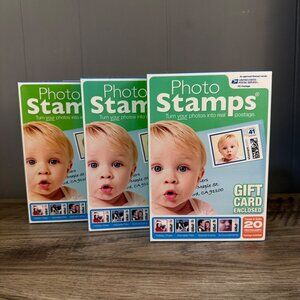 NIB x 3 Staps.com Photostamps Official USPS Postage For Mac & Windows (2007)